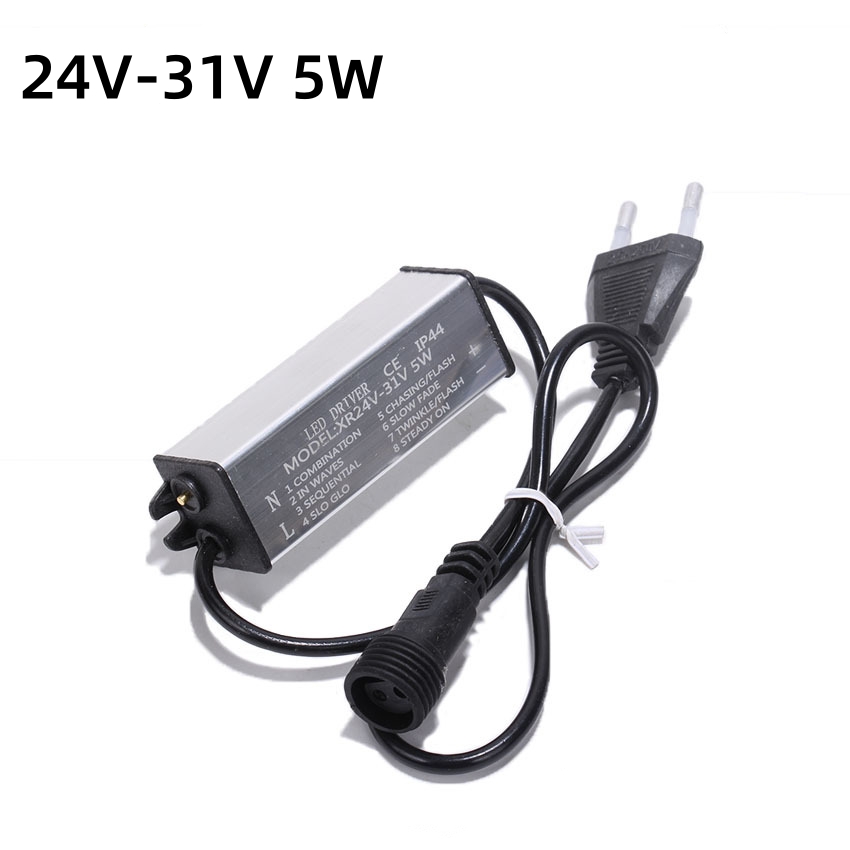 Transformateur 5V 24V 31V, alimentation 6W 3.6W, adapté aux décorations d'équipement LED de noël et d'halloween, prise ue US: Orange