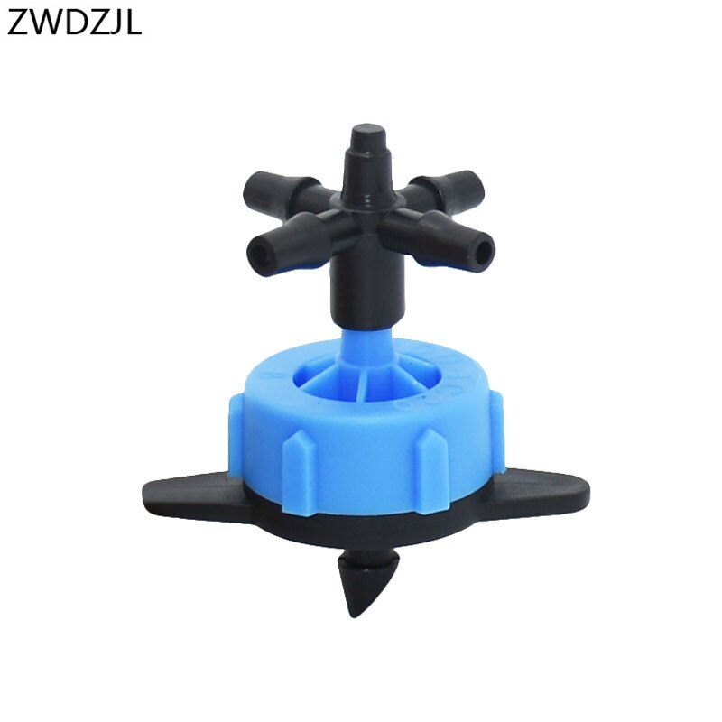8L 4-way DRIPPERS Cross arrow dropper water debit Regulator drip irrigation dropper Pressure Compensating Emitter 50PCS
