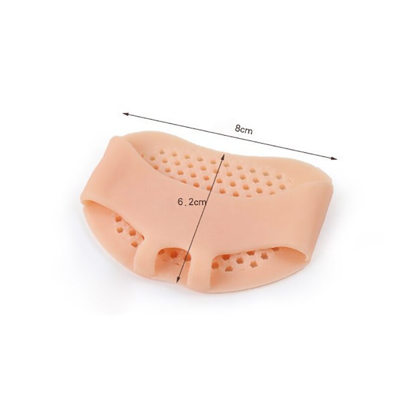 Silicone Forefoot Pads Metatarsal Pads Pain Relief Orthosis Foot Massage Slip Protection High Heel Elastic Cushion Foot Care