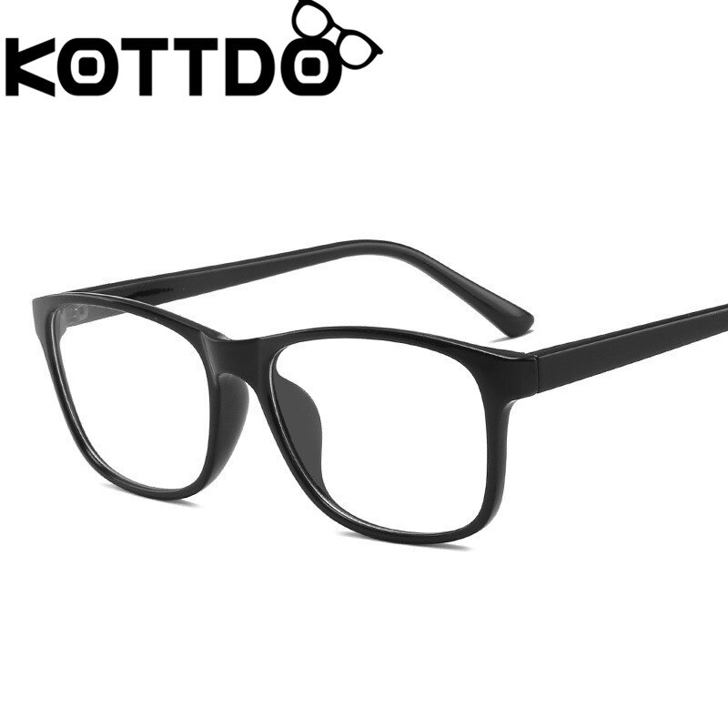 KOTTDO Classic Square Eye Glasses Frames for Women Vintage Computer Prescription Men Plastic Frame