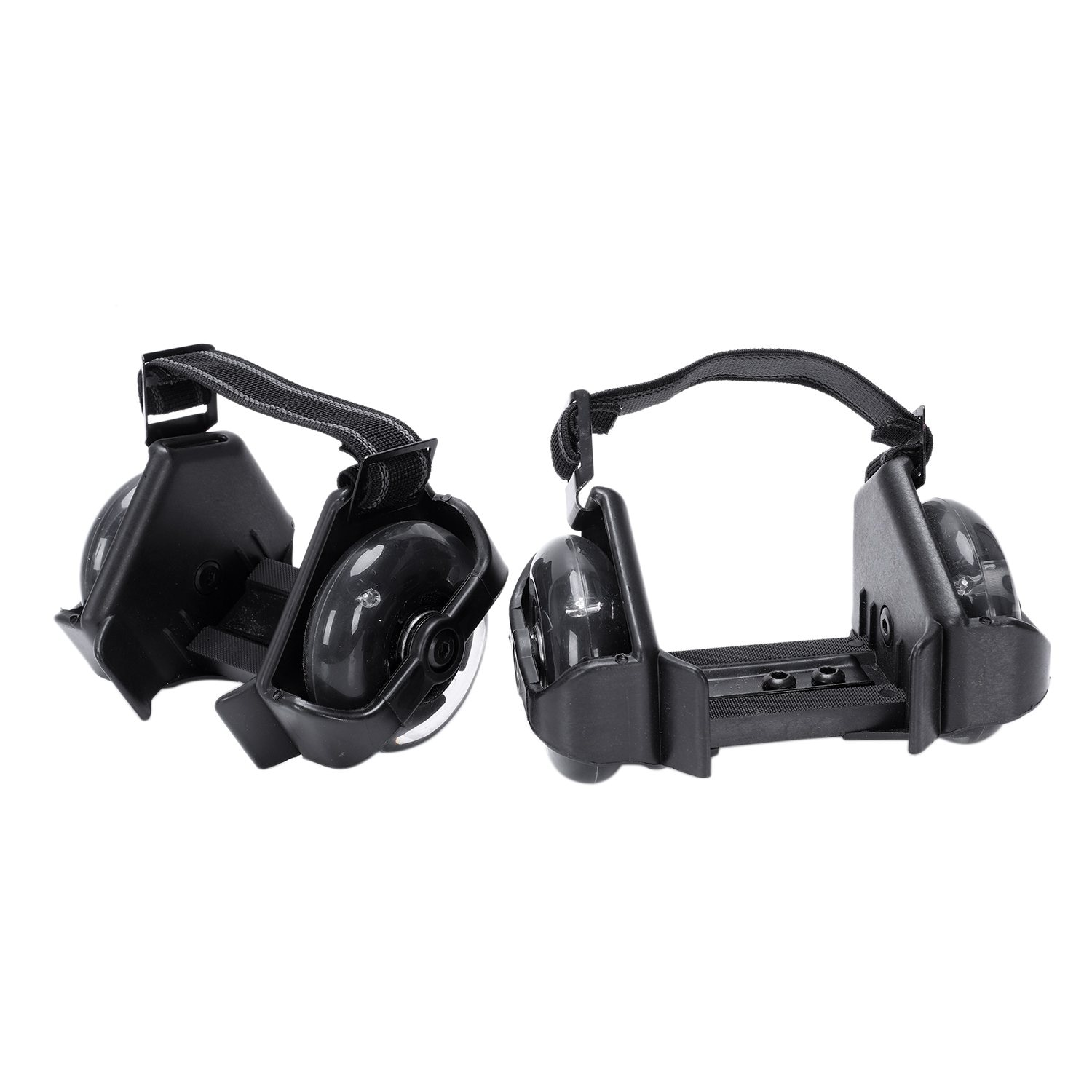 Solid Black Flashing Roller Skating Shoes Small Whirlwind Pulley Flash Wheel Roller Skates Sports Rollerskate Shoes for Kid