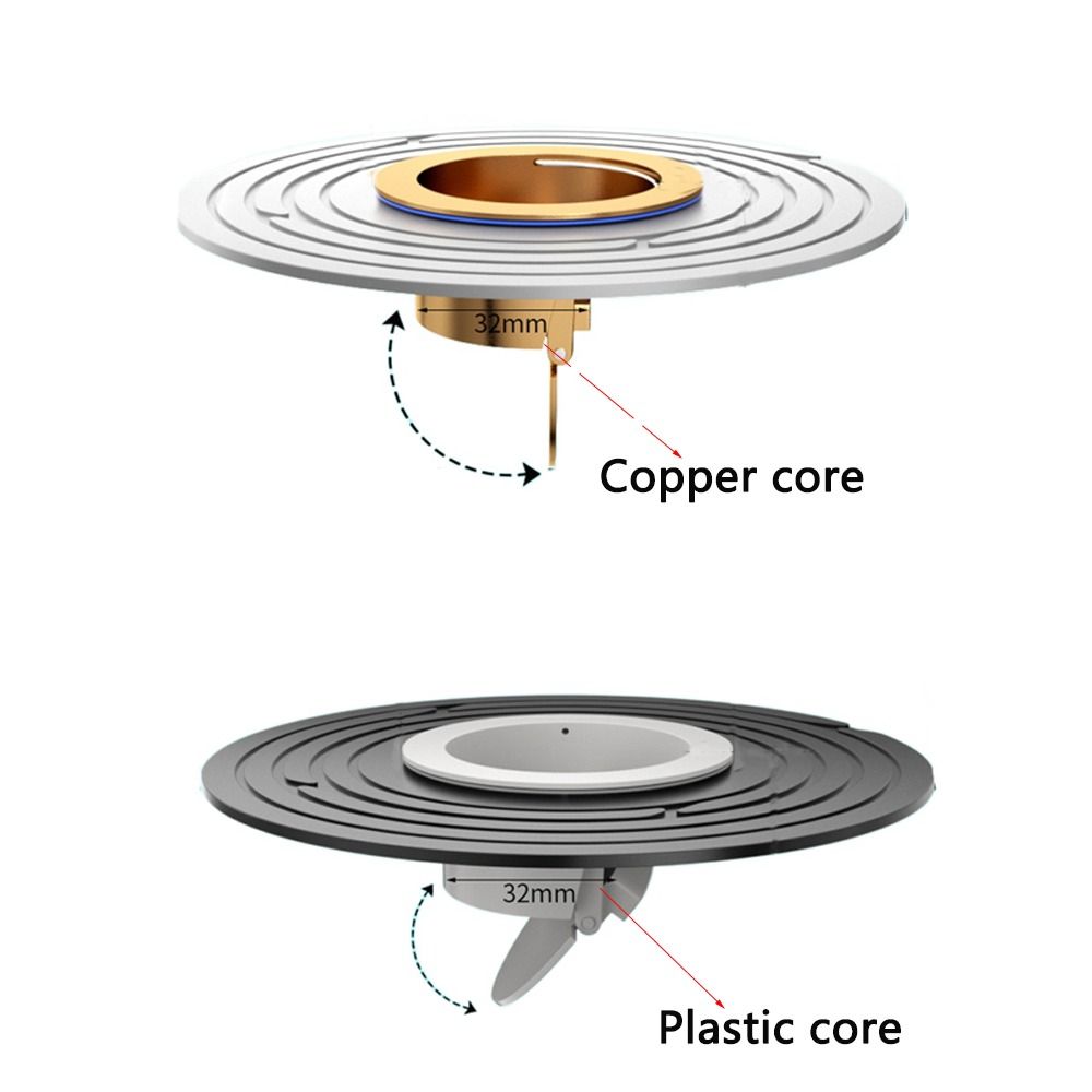 Bath Shower Floor Strainer Cover Plug Trap One-Way Drain Valve Toilet Insect Prevention Deodorant Sewer Strainer Floor Drain