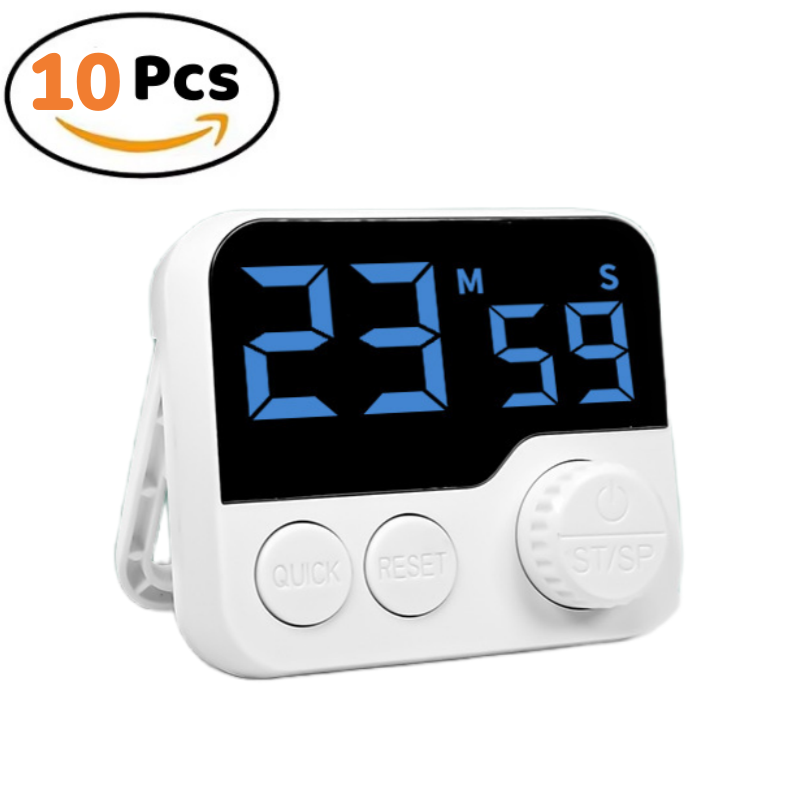 Rotate Digital Visual Timer for Kitchen & Study，100min Study&kitchen Cute Egg Timer with Magnetic Back for Shower Yoga Oven: PURPLE