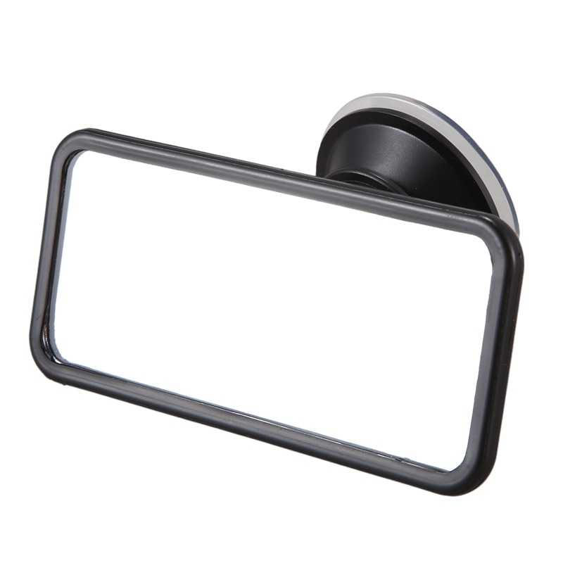 Universele achteruitkijkspiegel - zuignap, vlakke, verstelbare binnenspiegel met zuignap voor auto of bestelwagen: Default Title