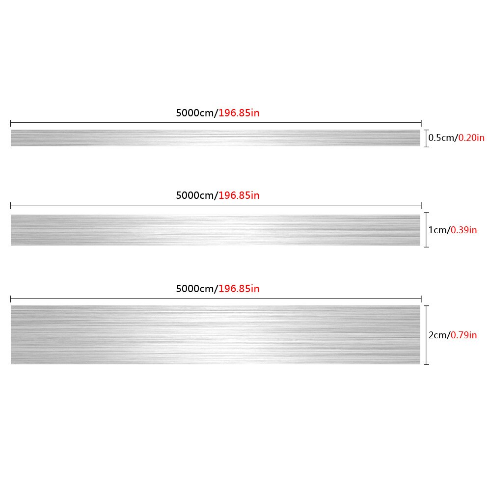 piso de baldosas de cerámica Mildewproof brecha Bordes de cobre cinta de papel de aluminio de auto-adhesivo decoración impermeable costura etiqueta engomada: Silver / 2x5000cm