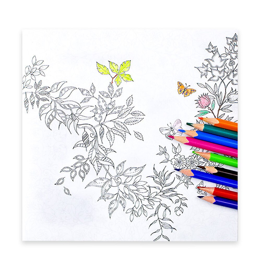 Color Pencil Coloring book Pupils Children's Graffiti Drawing Book Picture Book Hand-Painted