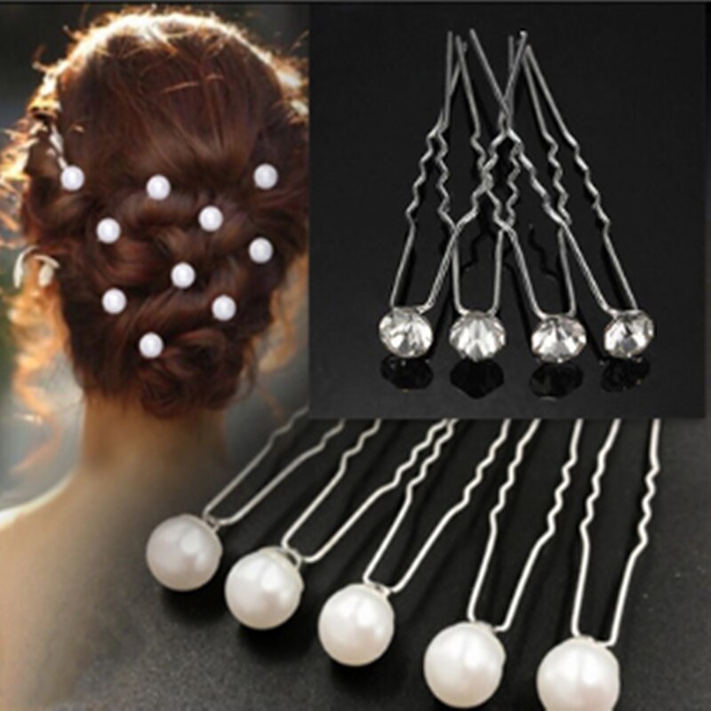 Presilha de cabelo de pérolas, presilhas com pérolas brancas para cabelo, acessórios de casamento para mulheres, ferramentas de estilo de cabelo 10 pçs/lote