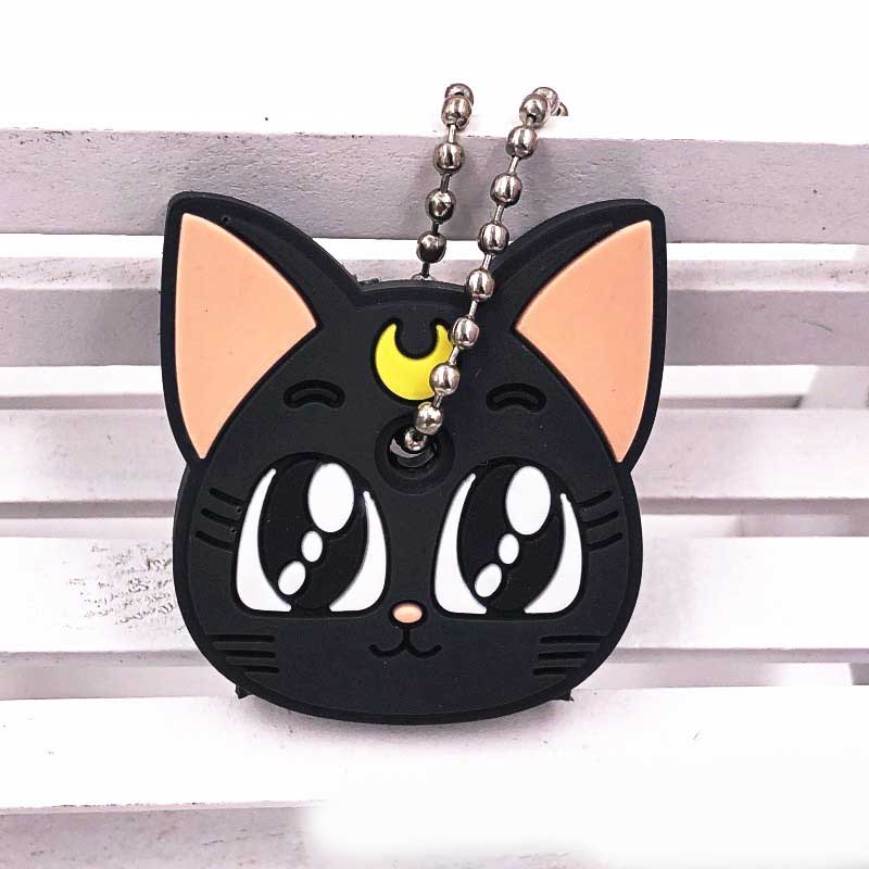 Leuke Cartoon Siliconen Beschermende Key Case Cover Voor Sleutel Controle Stofkap Houder Animatie Cijfers Key Hanger Sleutelhouder: 2