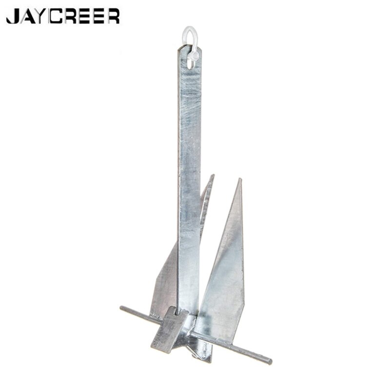 JayCreer Danforth Style Fluke Anchor - Galvanized For PWC, dinghies, inflatable Boats, Canoes, Jon Boats