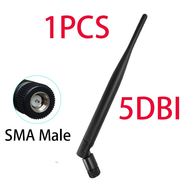 433MHz Antenne LORA LORAWAN 5dbi SMA Stecker 433 IOT antena wasserdichte gerichtet antenne 21cm RP-SMA/u.FL Zopf Kabel: 1Stck   M