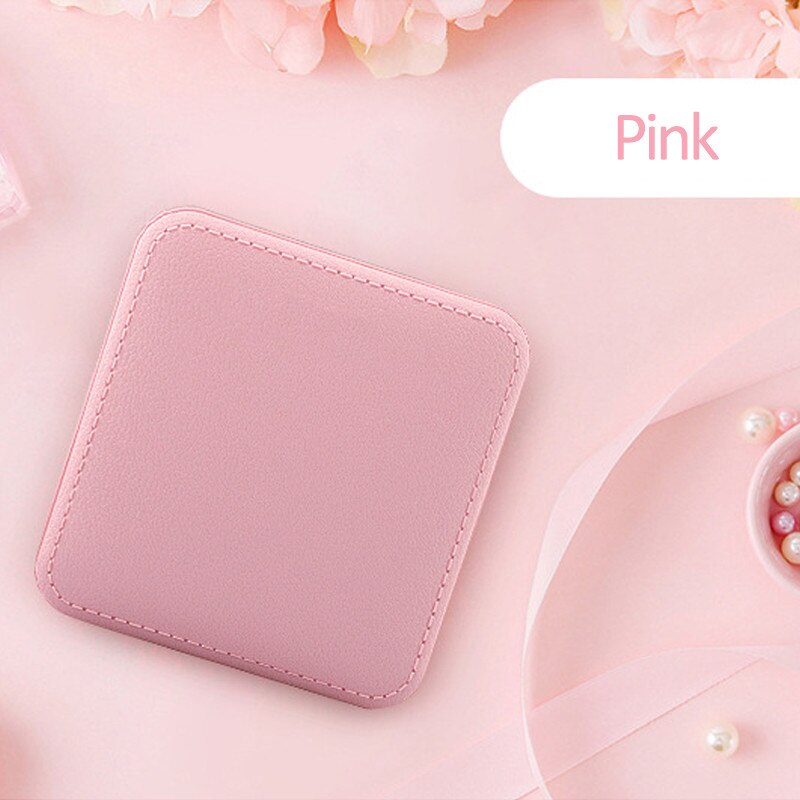 Banco de energía de 30000mAh, Cargador rápido portátil cuadrado de gran capacidad, carga USB, cargador compacto bonito para teléfono móvil, para viajes al aire libre: pink