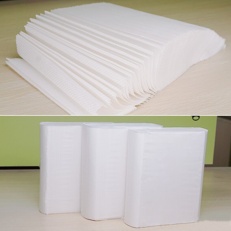 White Hand Toilet Towels Roll Tissues Napkin Household Toilet paper Practical Paper 120pcs/Pack Thicken Kitchen Paper