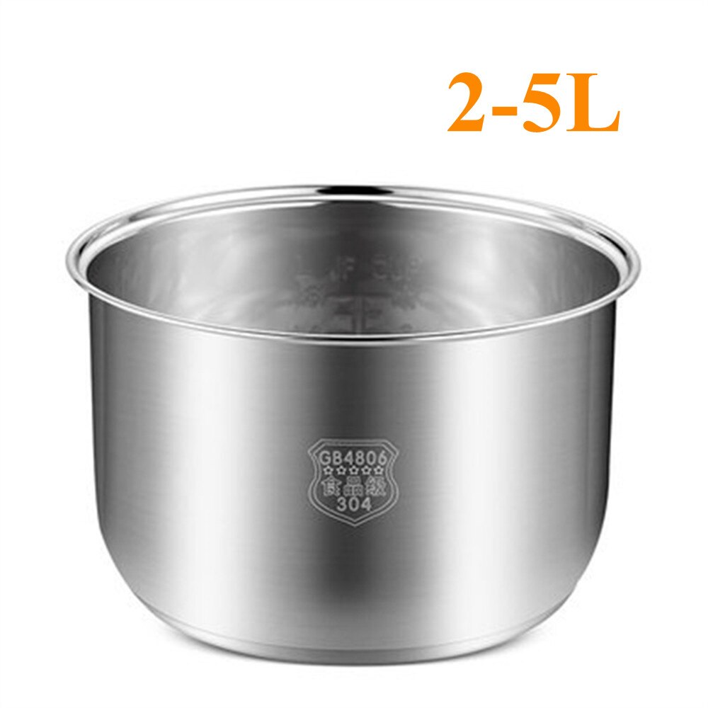 Non Stick Cooking Pot 304 Stainless Steel Rice Cooker Inner Container Replacement Accessories Food Rice Cooker POT Cookware