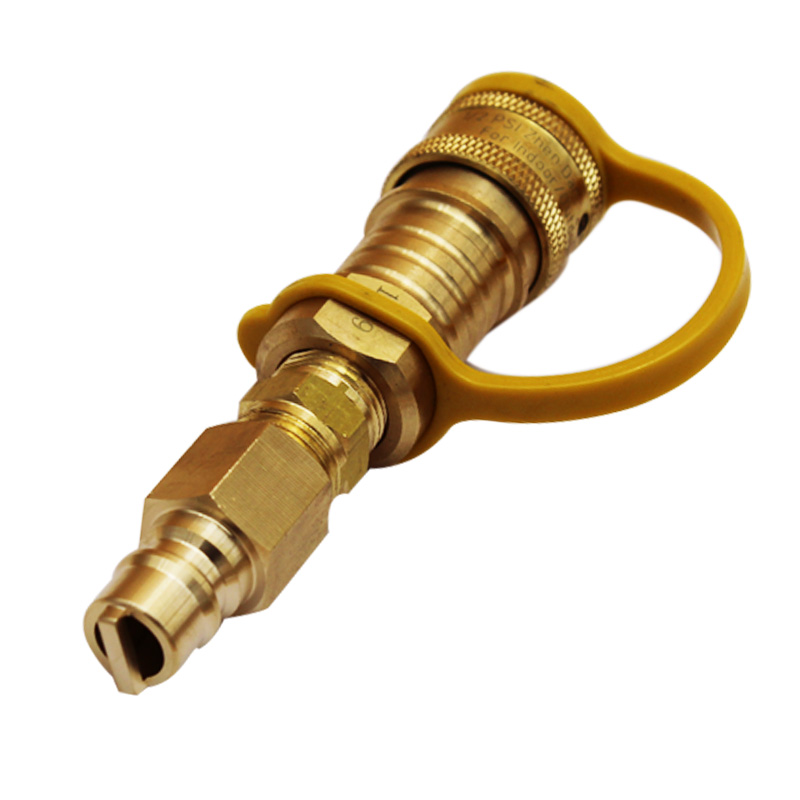 Propane Brass Quick Connect Accessory Adapter 3/8 Quick Connector Kit