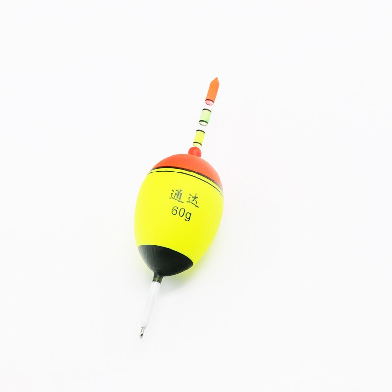 Set van 10 lichtgevende visdobbers, boia led-lichtstaaf, nachtfoambuisboei, gloeiende dobberboei-indicator 10g- 80g nachtdobberset