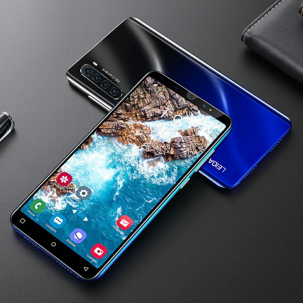 P33 Smart Phone 5 Inch 3G Large Screen Mobile Phone 512Mb Ram High Capacity Real Fingerprint Face Unlock Phones