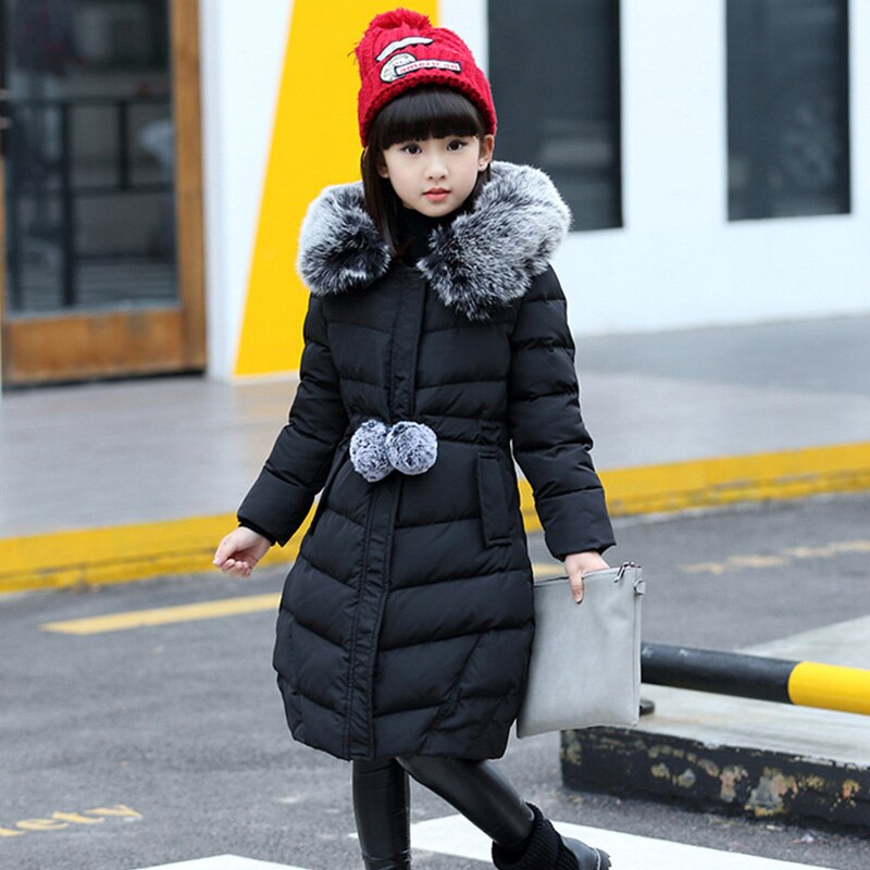 Doudoune Fille 12 Ans - Manteau Hiver Imperméable Avec Capuche - Chaud Et Léger