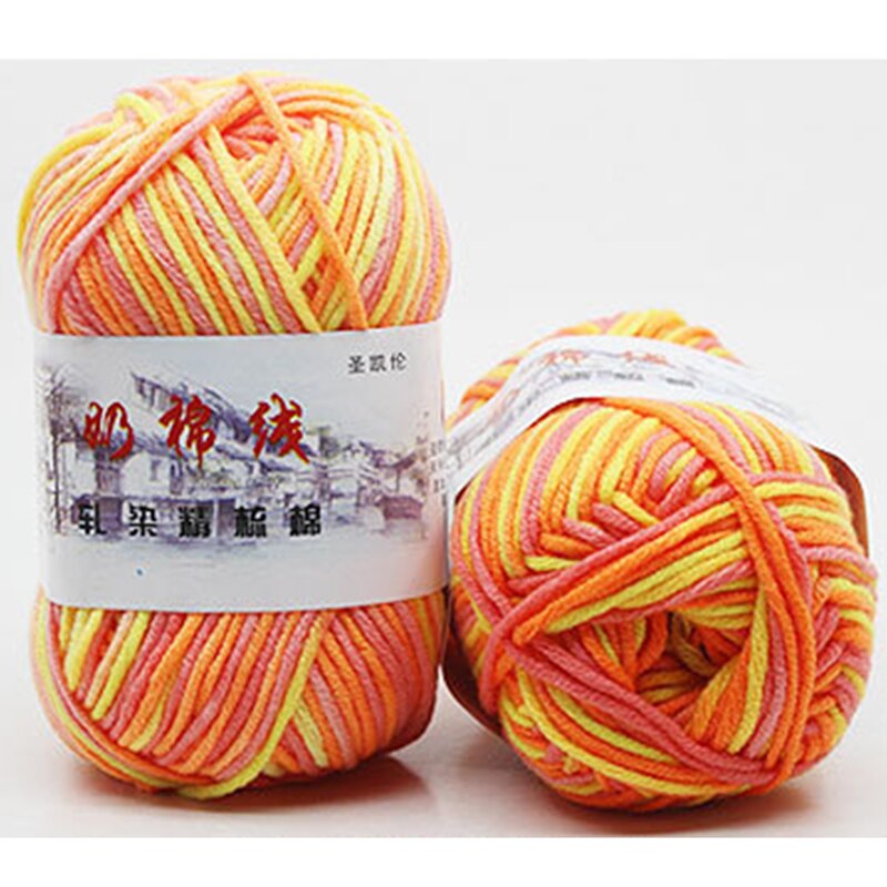 Baby Milk Cotton Yarn Crochet Hat For Knitting Wool Yarn Warm Chunky Yarn Children Hand Knitted Yarn Blanket Sweater: 15