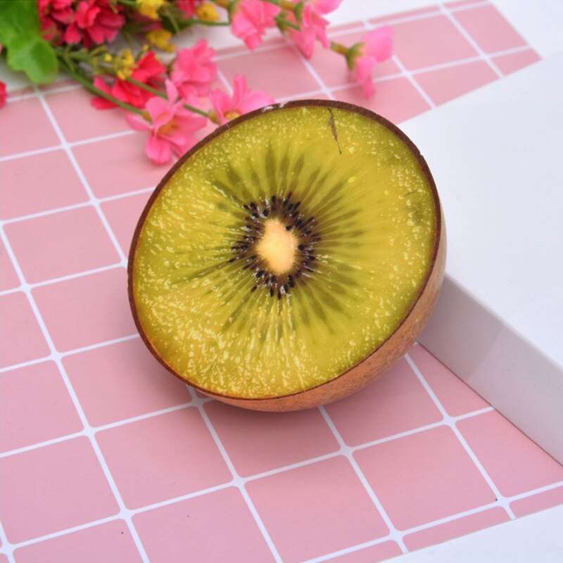 Neue Wassermelone Orange Squishy Simulation Brot Kuchen Weichen Duft Langsam Rising Squeeze Spielzeug Stress Relief für Kid Geburtstag: Kiwi