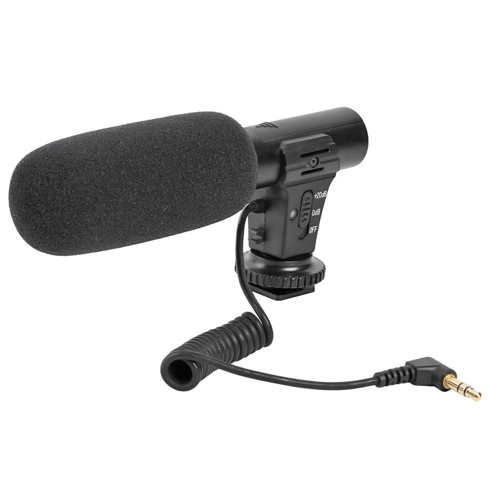 MIC-05 Interview Back-Pole Capacitieve Microfoon 125*55*18Mm 3.5Mm Microfoon Jack Camera Dv Stereo video Outdoor Pc Opname