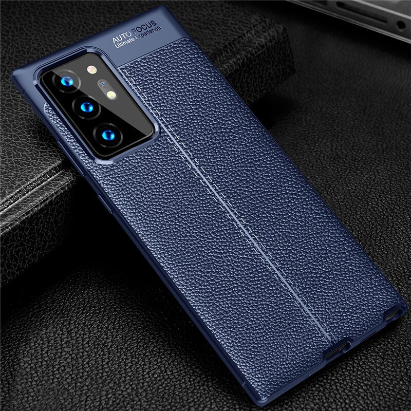 Soft Silicone Case For Samsung Galaxy Note 20 Ultra Case Cover Protective Housings Phone Bumper For Samsung Galaxy Note 20 Funda: For Samsung Note 20 / NavyBlue