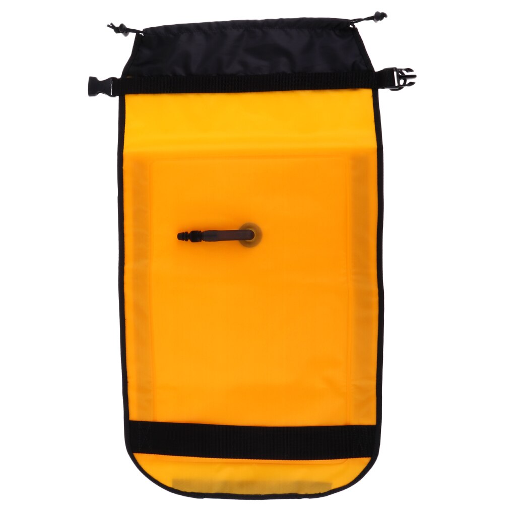 Yellow Reflective Sea Kayak Rescue Paddle Float Kayak Canoe Floating Webbing