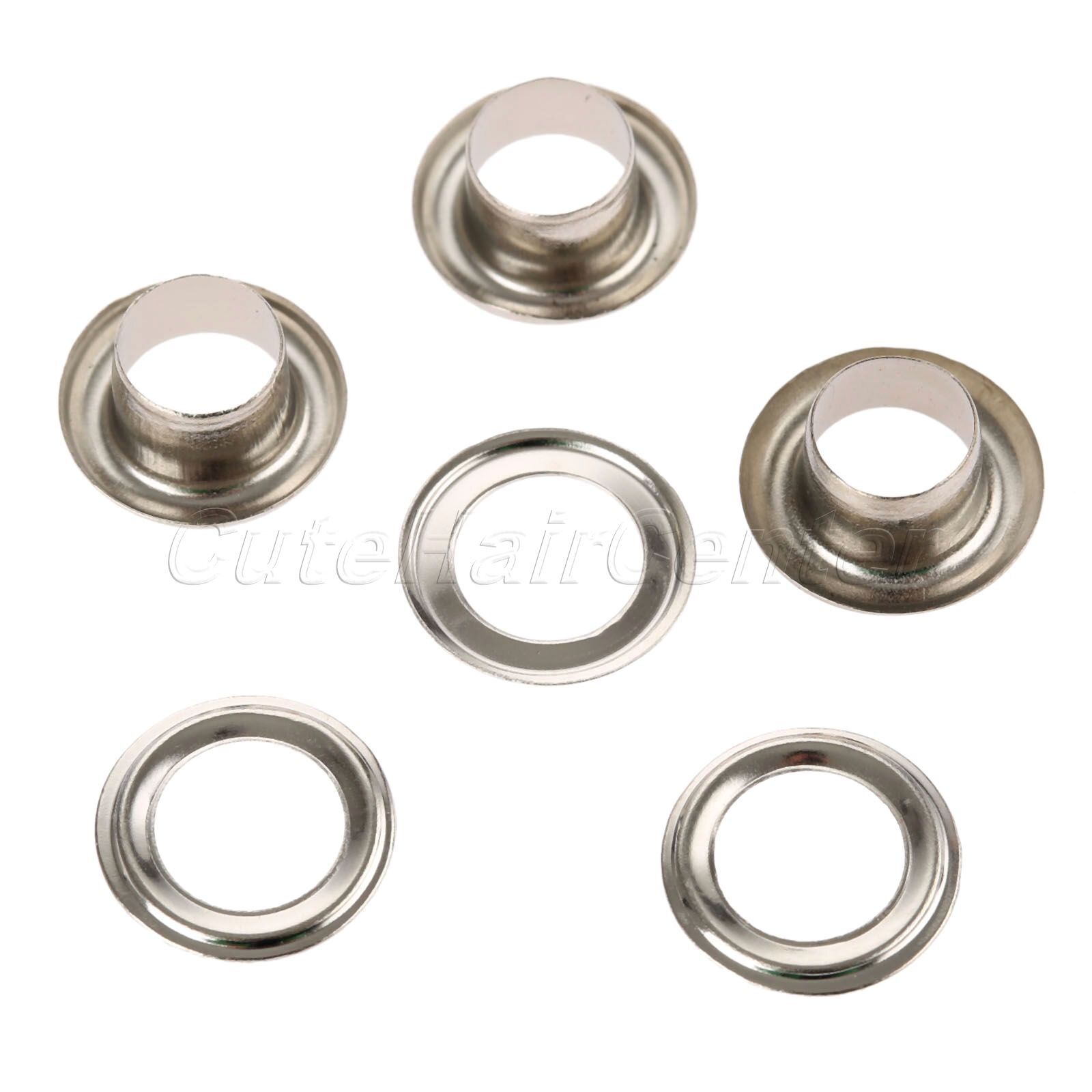 Lote de ojetes de costura para Scrapbook, ojales de Metal interior de bronce antiguo para Scrapbooking, ropa con ojales de 6mm, 100 unidades