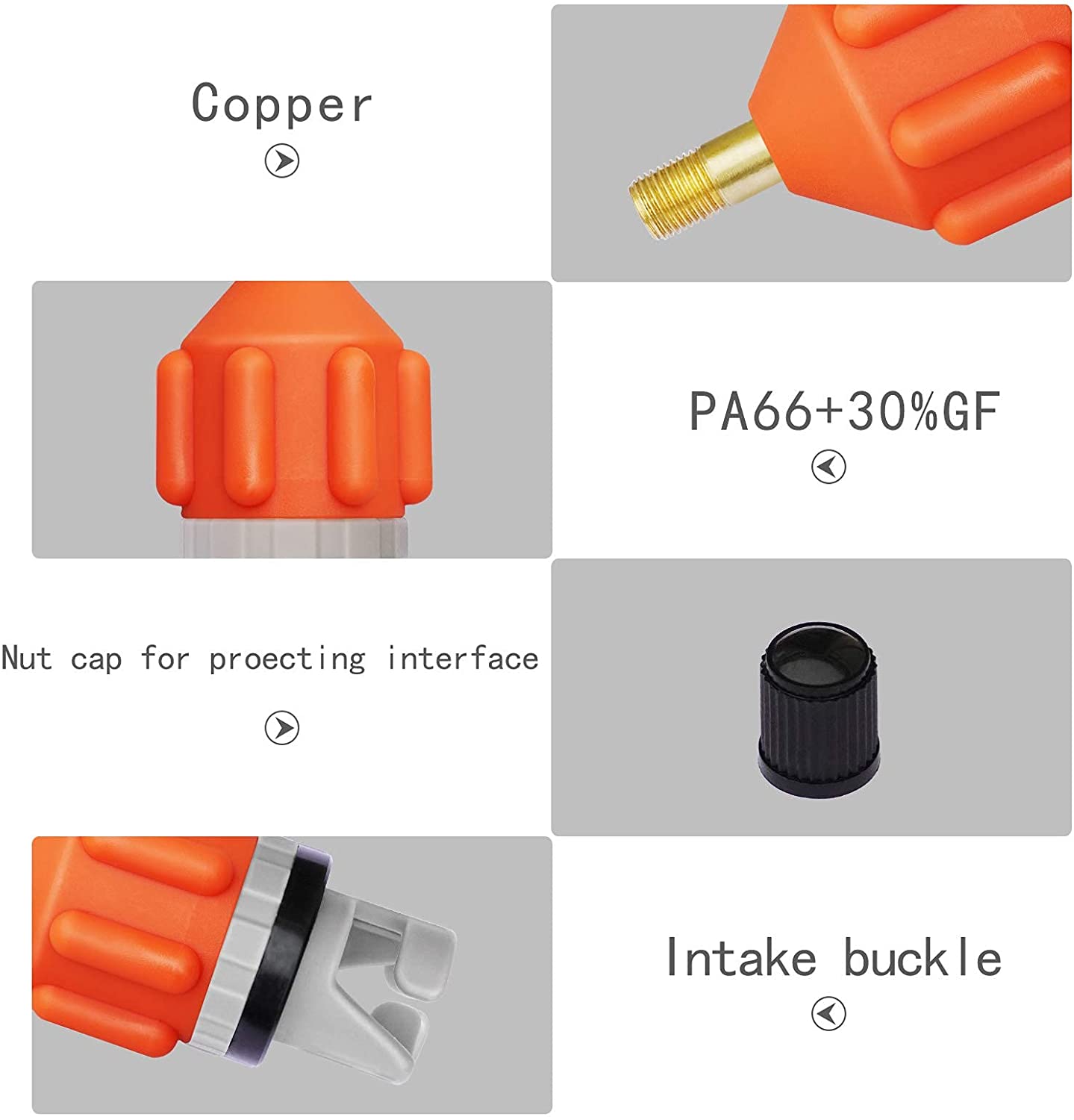 Board Adapter Paddle Board Air Valve Air Nozzle Adapter Kayak Car Pump Inflatable Adapter Boat Accessories Beach Accessories