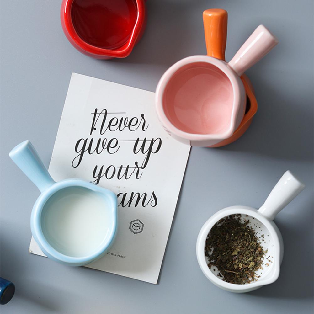Mini Milk Cup Ceramic Milk Jugs Milk Frother Jug Sauce Pot Latte Maker Coffee Pitcher Cup Cappuccino Milk Pot Espresso Cup