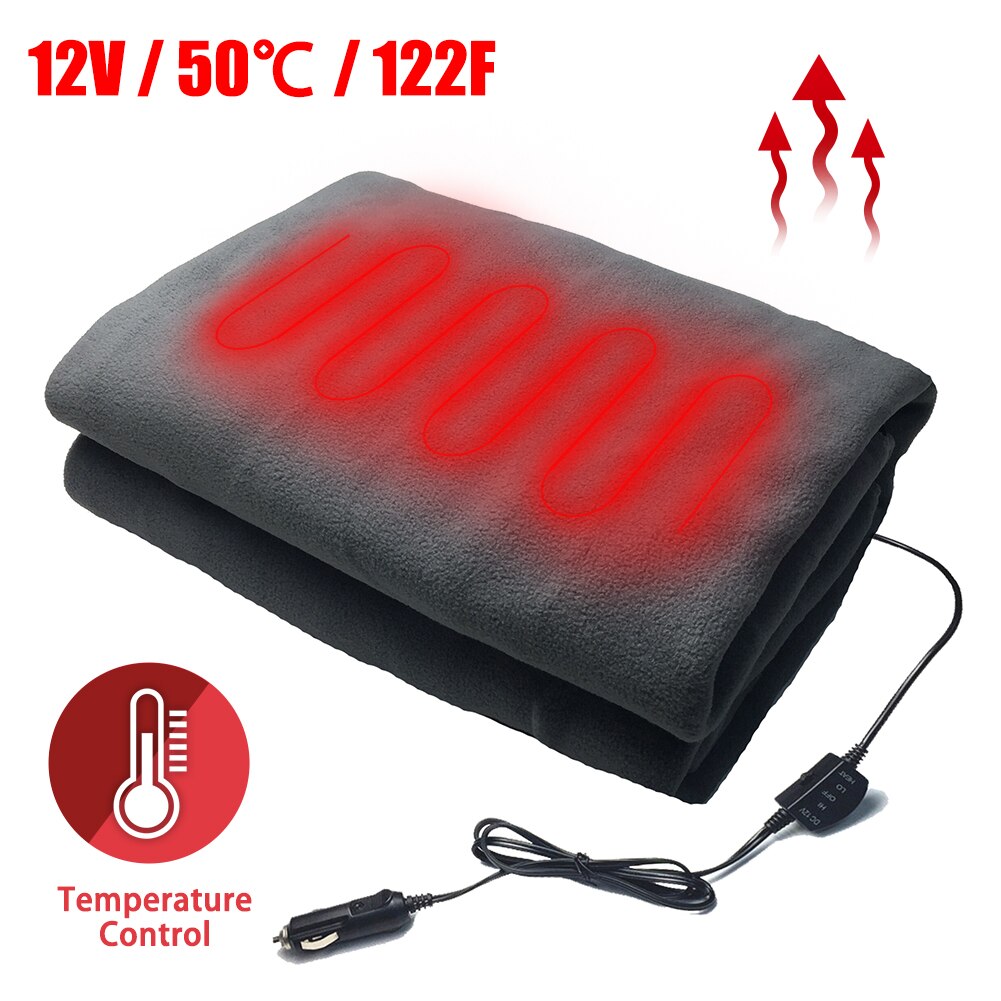 145x 100cm Auto Heizung Decke Energie Warmweiß 12V Auto Herbst Winter Elektrische Decke Mit 3 Ebenen Position Kontrolle Decke: Ursprünglich Titel