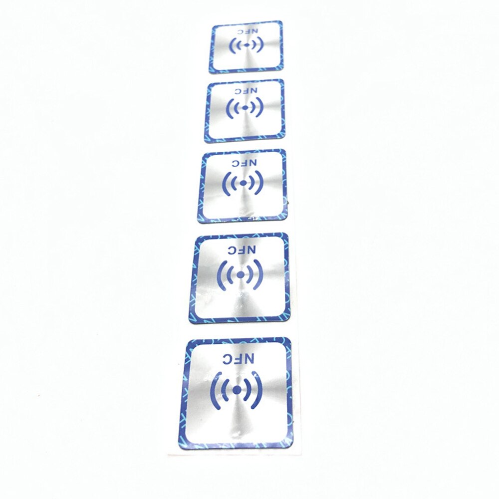 Pegatinas Ntag213/13,56 MHz, etiqueta nfc para todos los teléfonos nfc/está disponible para Huawei Share OneHop/pegatina Anti Metal, 50 Uds.