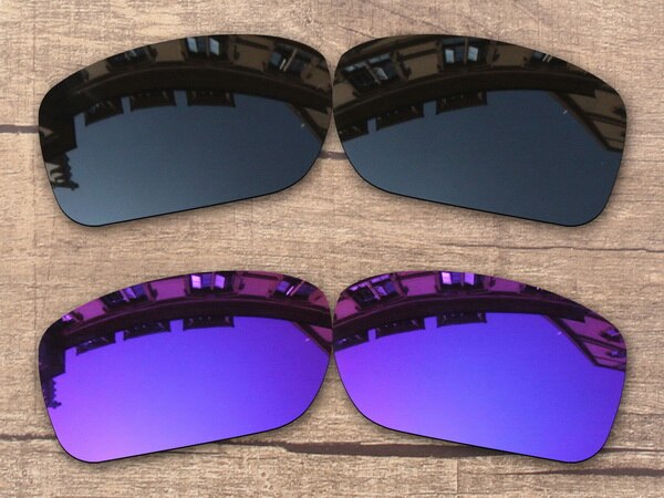 Vonxyz-Lentes de repuesto polarizadas para montura de turbina, lentes con más de 20 opciones de Color, para-roble: Black and Violet