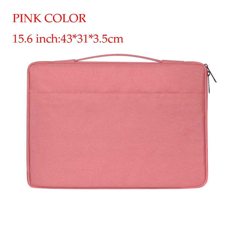 Casual Laptop Bag 13.3 14.1 15.6 inch Laptop Bag For MacBook Air Macbook Pro Waterproof Notebook Bag 13.3"15.6"": 15.6 inch -pink