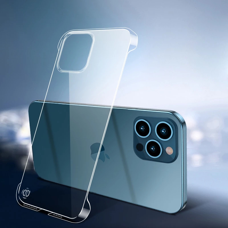 Luxuriöse rahmenlose transparente Hülle für iPhone 15 13 12 11 14 16Profi Max XSMAX X XR XS SE 7 8Plus Ultra dünn klar schwer Telefon Startseite: Leinwand