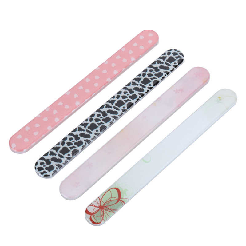 4pcs Nano Glass Nail File Rasp Ergonomic Exfoliating Dead Skin Remover Manicure Tool