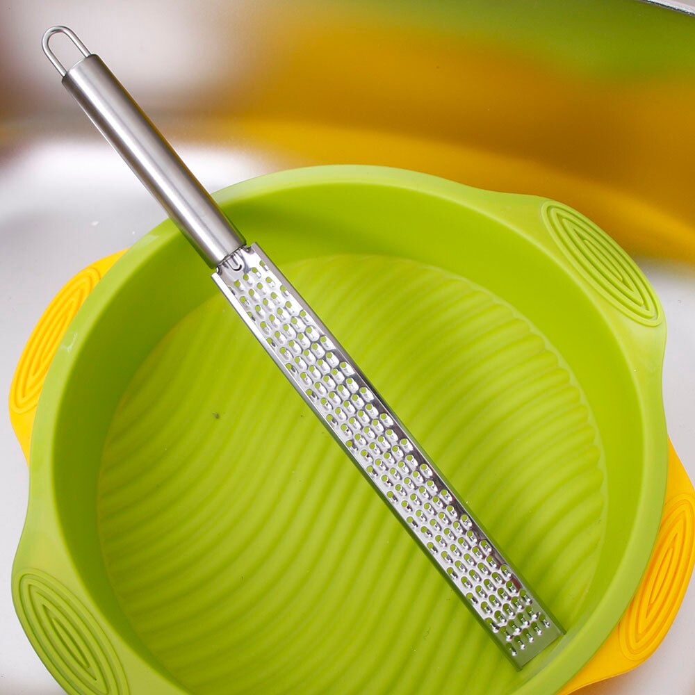 Stainless Steel Hand Cheese Grater Slicer Lemon Citrus Microplane Kitchen Supplies