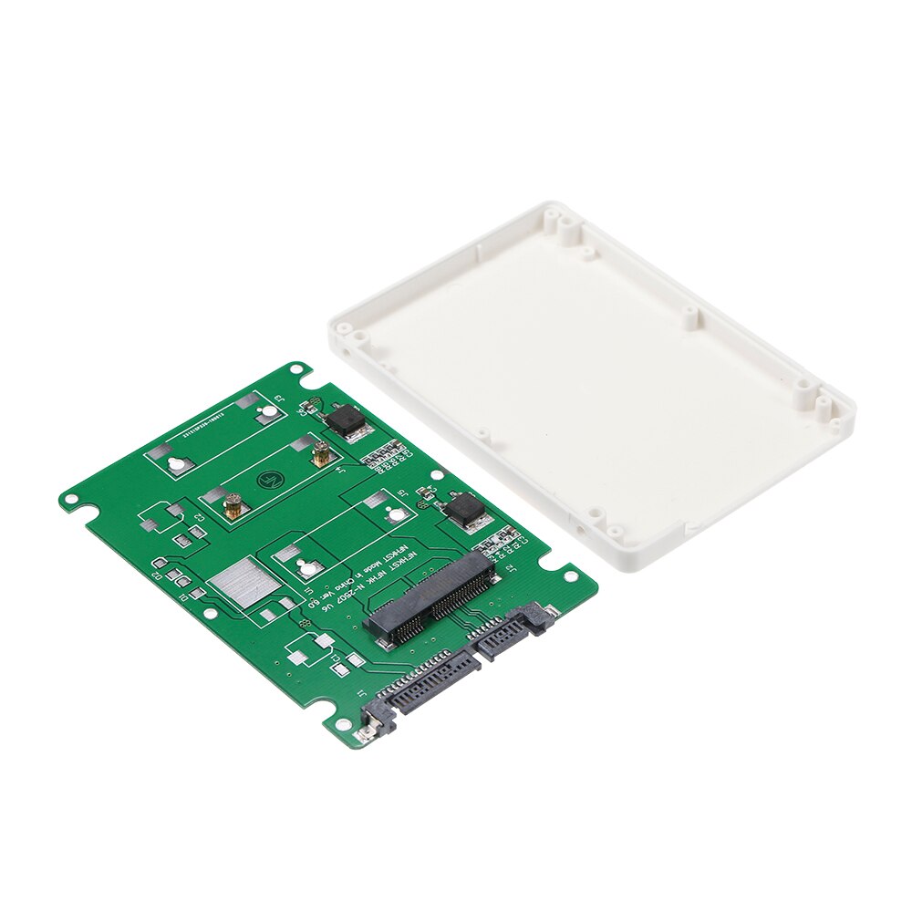Msata Naar Sata Ssd Behuizing Msata 2.5 Sata Adapter Solid State Drives Ssd Harde Schijf Converter Naar Sata 3.0 kaart Met Case Box