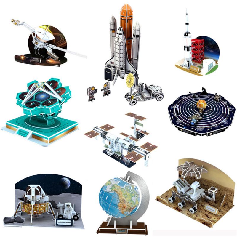 3D aérospatiale système solaire Globe Puzzle Puzzle jouet éducatif bricolage assemblé