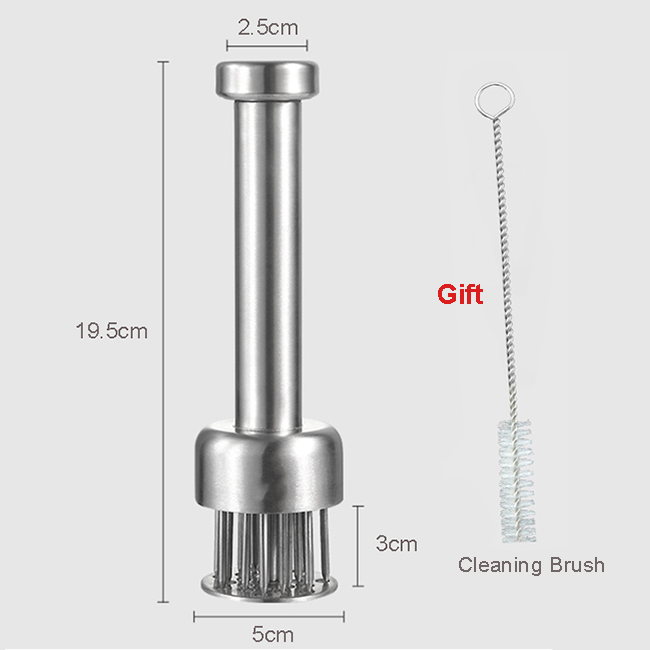 304 Rvs Vleesvermalser Duurzaam 21 Ultra Scherpe Naald Blade Tenderizer Voor Steak, Rundvlees-Keuken Koken Gereedschap: A