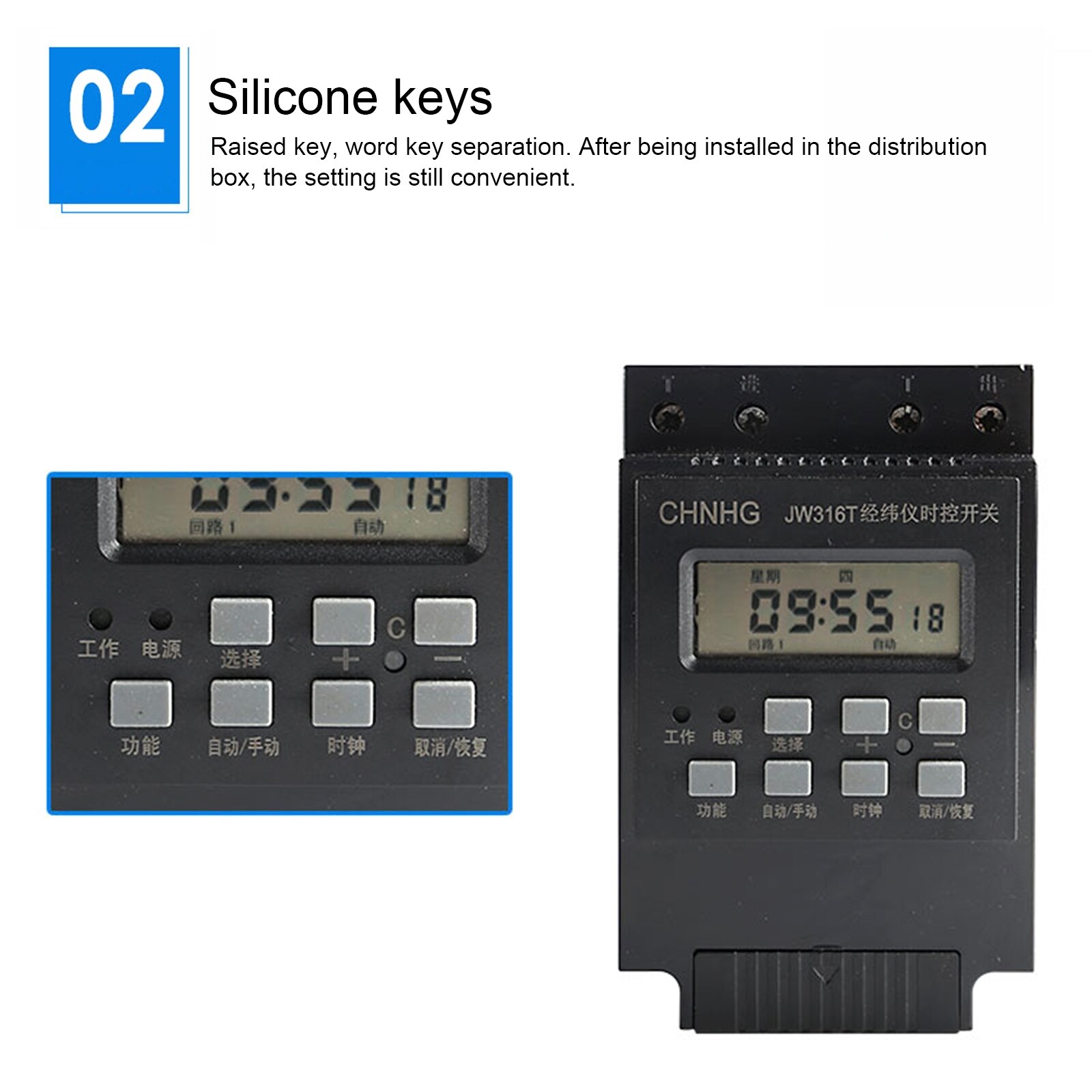 25A 220V Programmable Digital Time Switch Timer Relay Controller Microcomputer Time Control Switch Water Pump Industrial Timer
