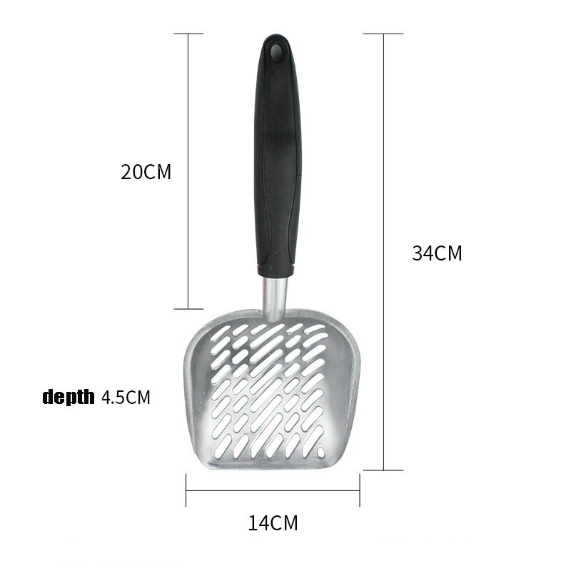 Łopatka robić kociego żwirku metalowa szufelka na odpadki kupa ze stali nierdzewnej zwierzę domowe łopata robić piachu urządzenia robić oczyszczania toalet dla kotów miot szufelka