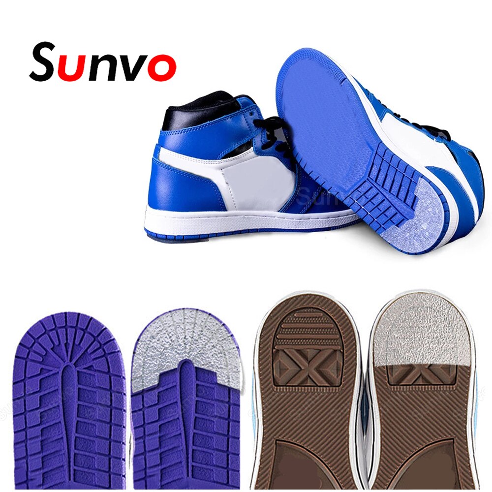 Sunvo Schoen Hak Zool Protector Voor Sneakers Slijtvaste Zolen Sticker Zelfklevende Rubber Zool Schoenen Care Anti-slip Pads