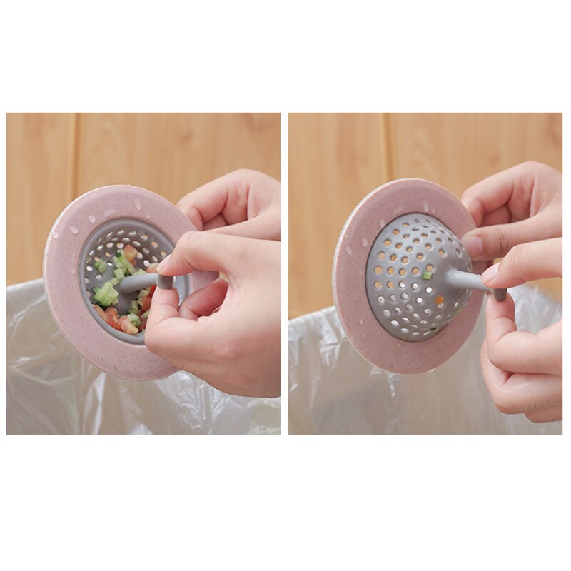 1 sztuk silikonowe kuchenne sitko robić zlewu wtyczka odpływowa filtr robić zlewu kolektor odpadów kuchnia podłoga w łazience akcesoria przeciw zatykaniu