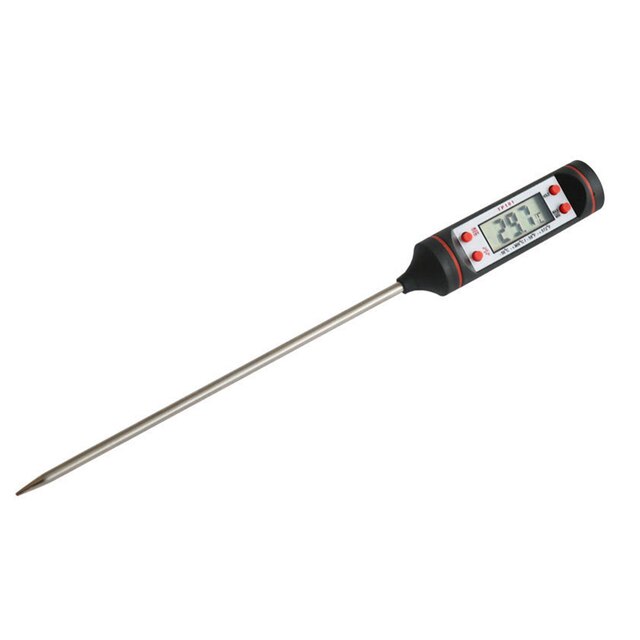 Termómetro de salida de aire acondicionado para coche, con sonda larga, pantalla LCD, medidor de temperatura Digital, herramienta de verificación-50 °C ~ + 300 °C, herramientas para coche,