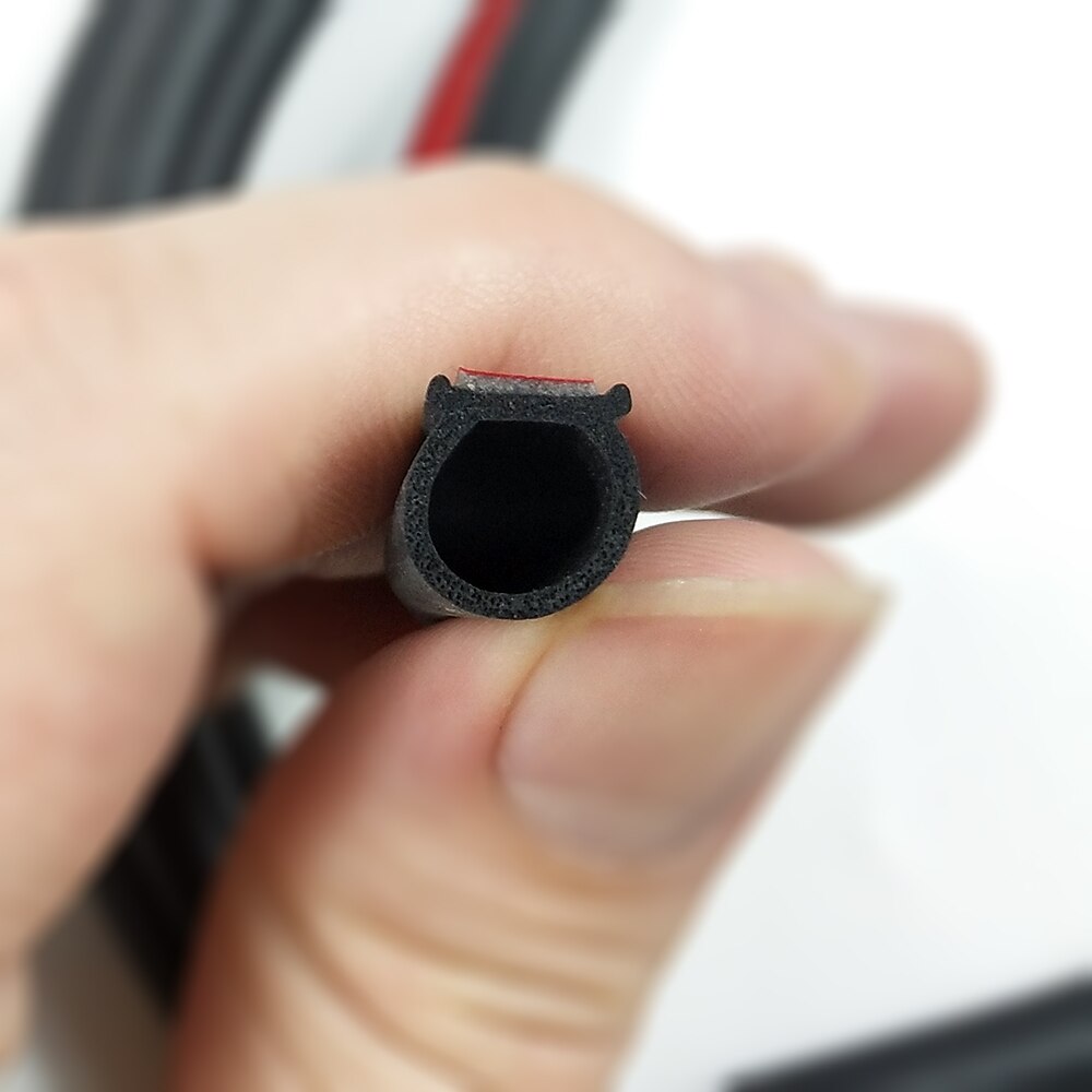4 Meter Kleine D 10 Mm/9 Mm Auto Geluidsisolatie Afdichting Rubber Strip Lawaai Auto Deur Afdichting Tochtstrip universele Weer Strip