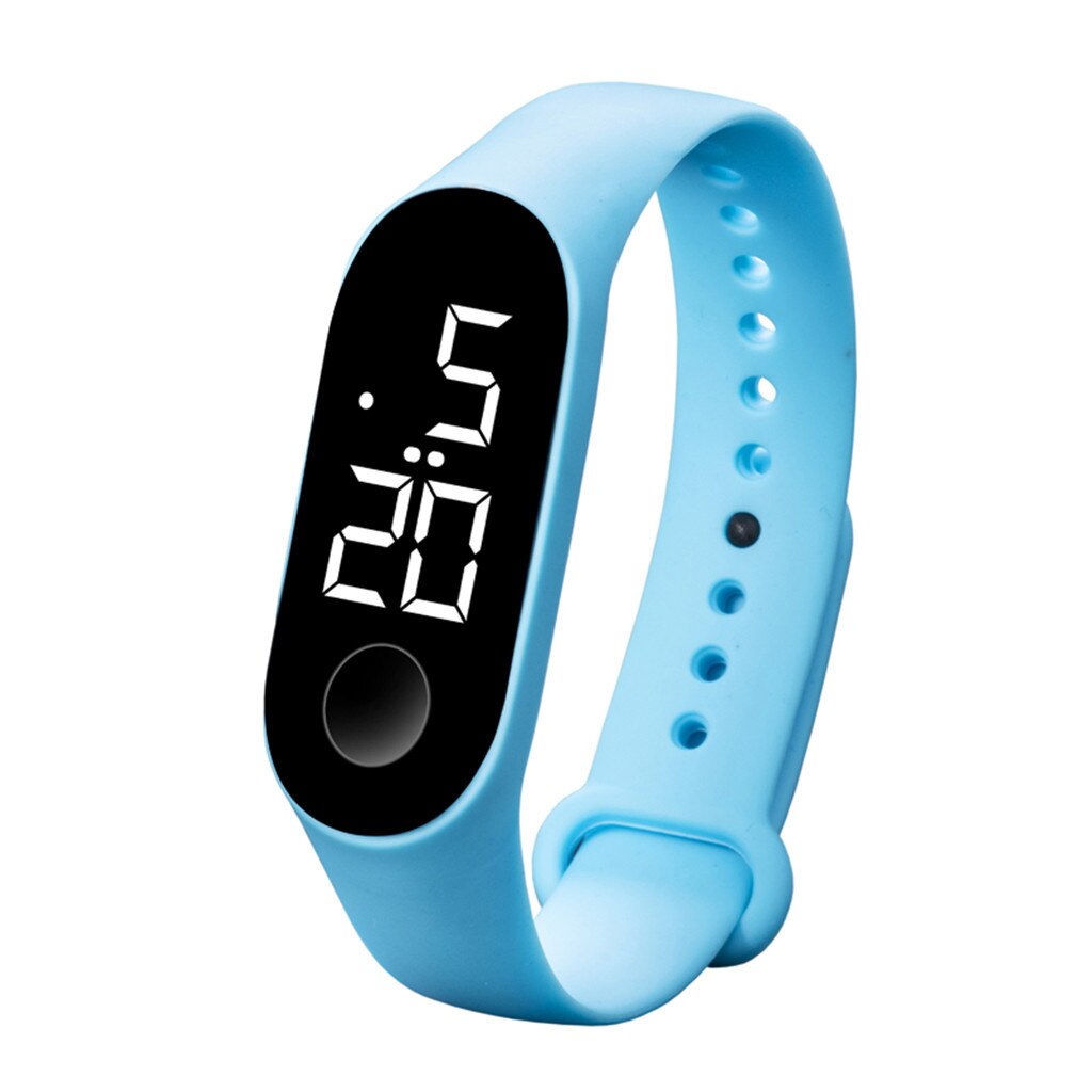 Relojes con Sensor luminoso LED para deportes electrónicos, relojes de para hombres y mujeres, clásicos, reloj deportivo de estilo