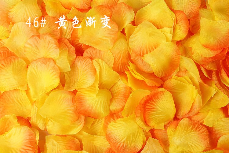 100Pcs/Pack 5*5cm Artificial Flowers Red Rose Flower Party Decoration Carpet Weddings Petals Petalos De Rosa De Boda BV268: 46