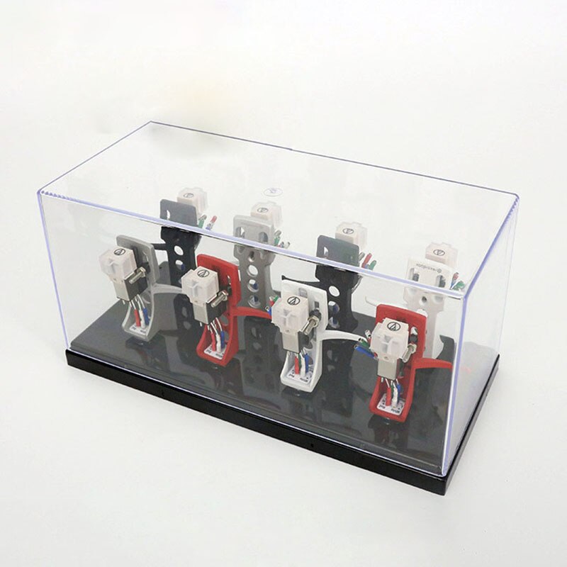 Turntable LP Vinyl Record Stylus Needle Album Storage Display Box Dustproof Cabinet For Turntable Magnetic Cartridge Rekord Box