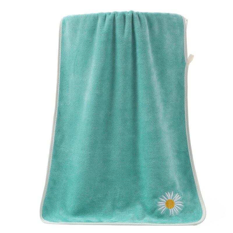 Super Absorbent Towel Thick Microfiber Cleaning Cloth Multipurpose Soft Printed Towel For Home Kitchen Car Face Wash Towel: green