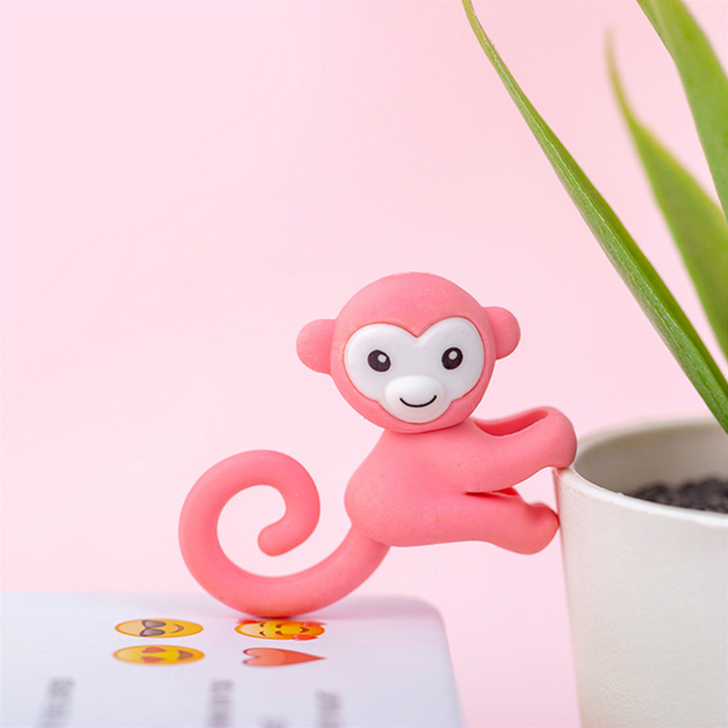 4 pcs/lot Cute Monkey eraser Pencil eraser Students children stationery prizes kawaii school supplies papelaria